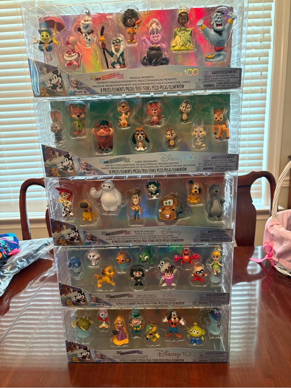 New in boxes - Disney 100 years figurines collector sets (set of 5)